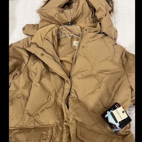 NEW WITH TAG 
st johns bay brand PUFFER JACKET WITH DOWN
size XL - Picture 8 of 9